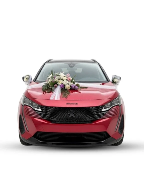 Gelin Arabası Çiçeği – Pembe & Lila Zarif Aranjman